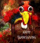 Happy Thanksgiving Turkey Greeting
