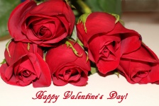Happy Valentine's Day Red Roses