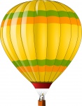 Illustrated Hot Air Balloon