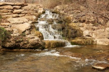 Little Waterfall And Stream