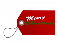 Merry Christmas Package Tag