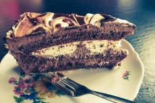 Piece Of A Chocolate Cake
