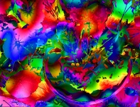Psychedelic Colorful Background 2