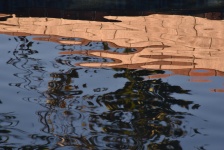 Rippled Water Reflection Background