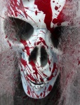 Scary Blood Spattered Mask