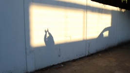 Shadow Of A Boy In The Late Evening
