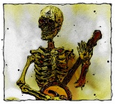 Skeleton Banjo Player
