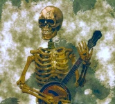 Skeleton Banjo Player