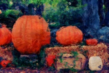Sketchy Painting Pumpkins