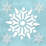 Snowflake Cutout Background
