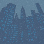 Snowy Christmas City