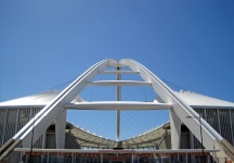 Sport Stadium With White Arches