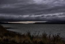 Storm Clouds Over Lake