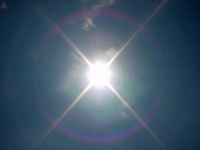 Sun With Lens Flare