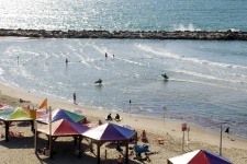 Surf School At Gordon Beach