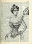 Vintage Woman Wearing Corset