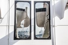 White Lifeboats Reflection