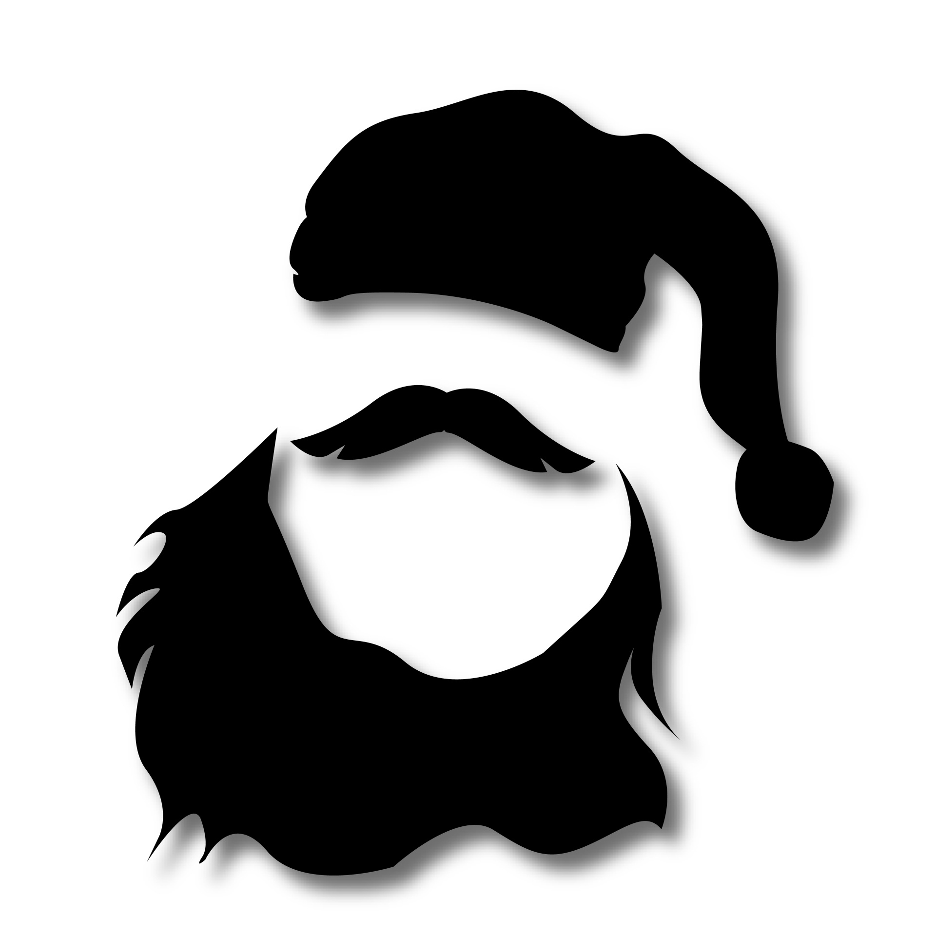Christmas, Santa Claus, Beard,