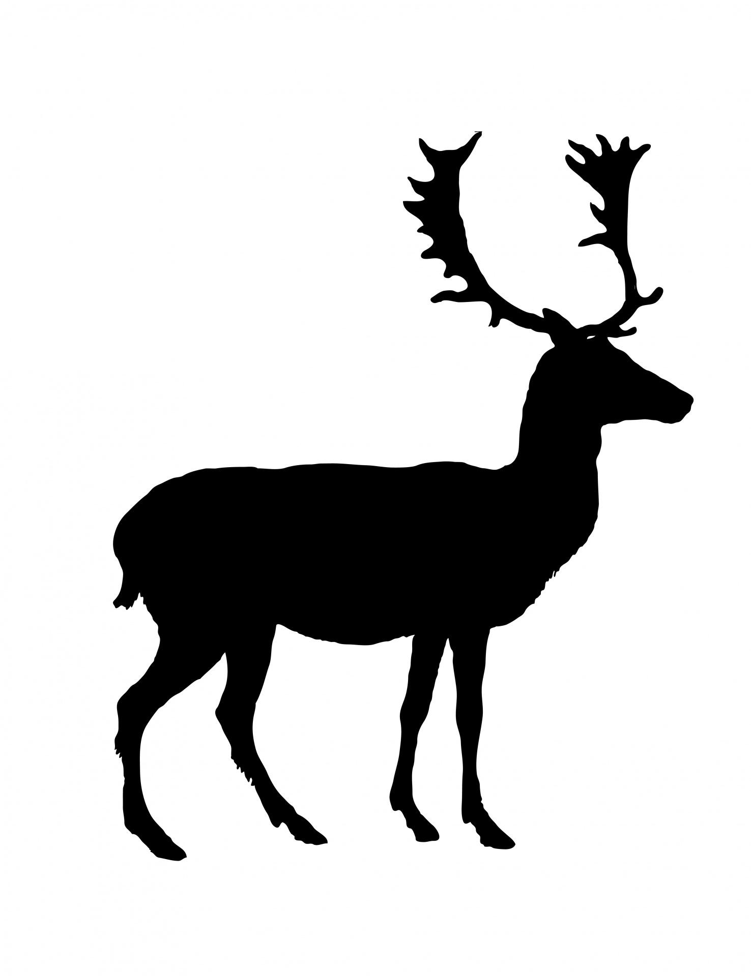 Deer Silhouette Stag