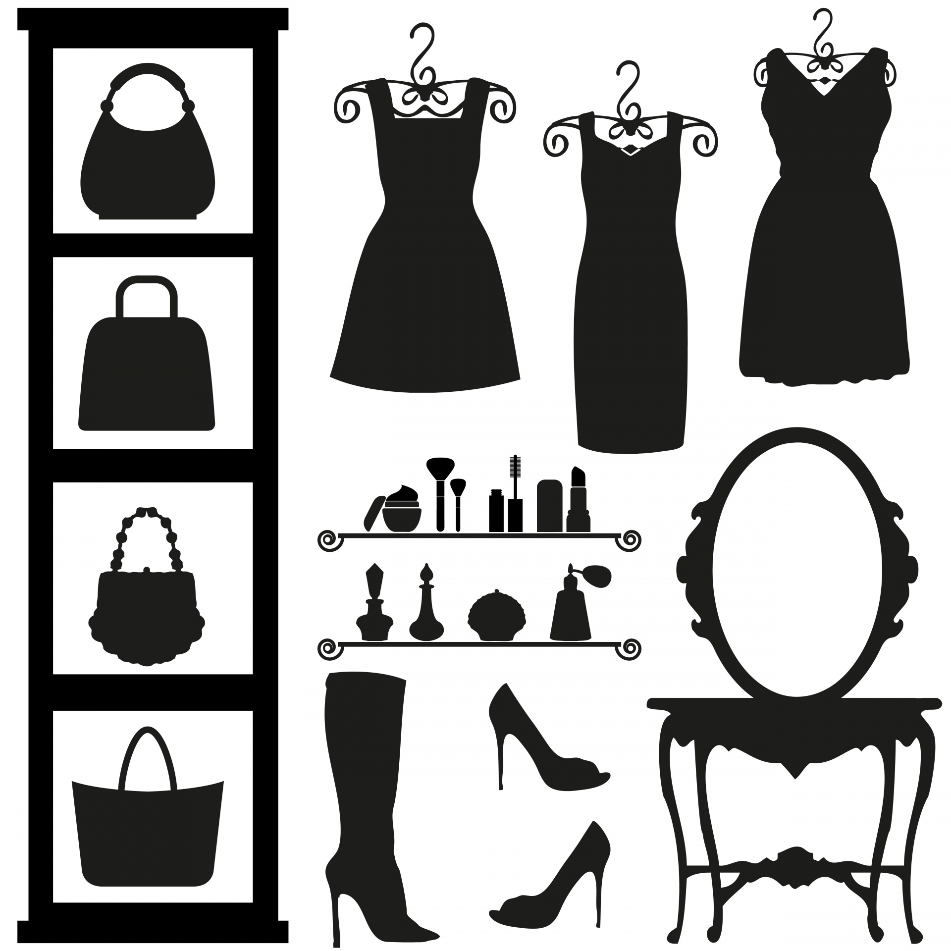 Dress, Cosmetics, Accessories, Shoe