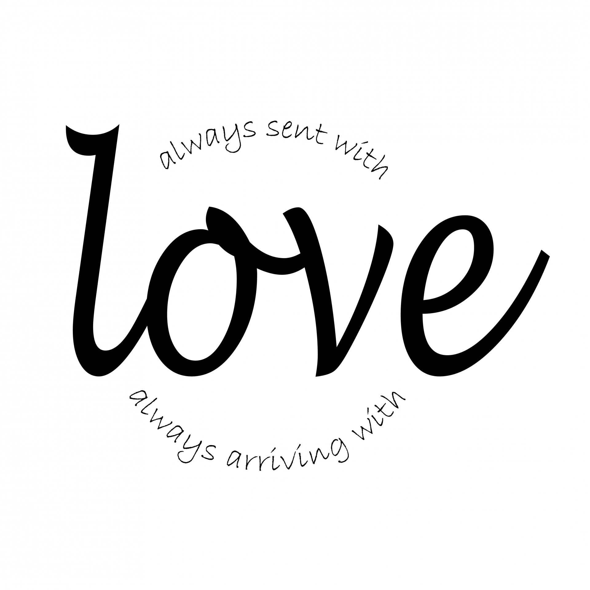 Love Gift Message Clipart