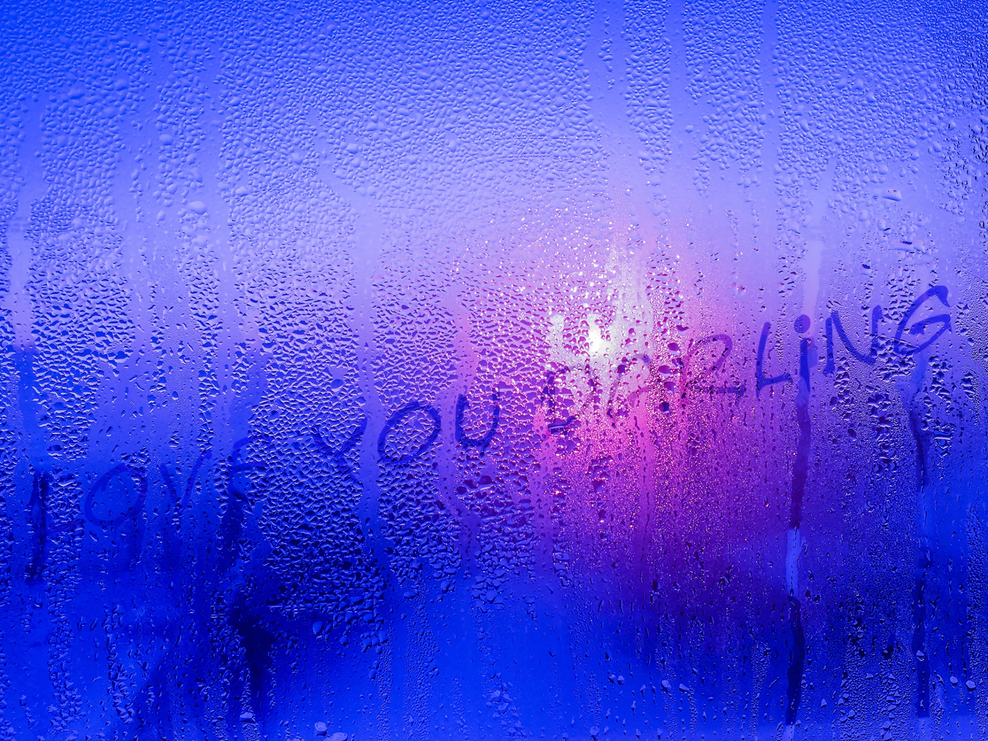 A steamy love you message