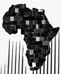 Abstract Shape Of African Continent