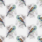 Bird Vintage Wallpaper Pattern
