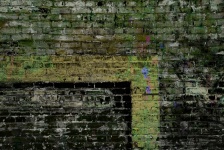 Brick Wall Geometric Background