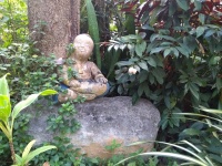 Buddha Statue In A Garden