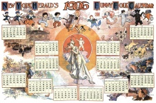 Calendar Vintage 1906