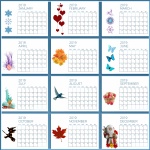 2019 Calendar - English