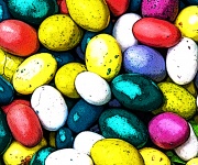 Candy Eggs For Easter