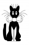 Cat Black Illustration