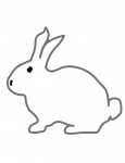 Color Your Own Bunny
