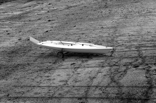 Sailboat Hull On The Sand
