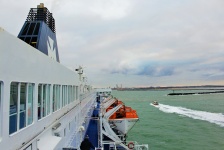 DFDS Ferry Entering Holland