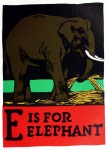 E Is For Elephant ABC 1923