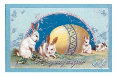 Easter Vintage Bunny Card