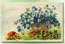 Flowers Vintage Floral Painting