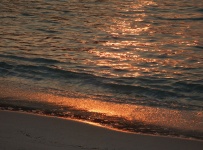Golden Sunset Sunshine On Ocean