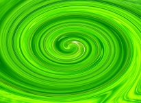 Green Spiral Pattern