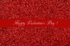 Happy Valentines Day Red Background