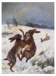 Hare Vintage Painting