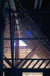 High Trusses Supporting A Thatch