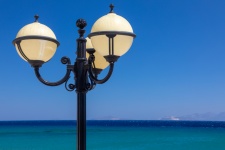 Lamp At Seaside