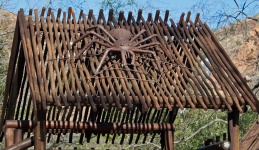 Large Metal Spider Replica