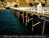 Malibu Pier California Poster