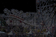 Neon Amusement Park