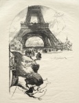 Paris Vintage Drawing